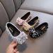 2025 Summer New Bow Ladies Girls Princess Girls Baby Princess Single Shoes Leather Shoes Dance Performance_viptrois.com