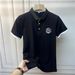 2025 Trend Embroidery Casual Versatile Handsome High-end Top Summer New Lapel Men's Short-sleeved Polo Shirt_viptrois.com