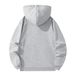 Men's Fleece-Lined Hooded Sweatshirt – Oversized Pullover With Brushed Interior, Minimalist Streetwear (Black/Grey/Navy Blue)_viptrois.com