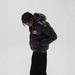 Men's Clothing Plush Brim Autumn And Winter Hooded Zipper Jacket Top_viptrois.com