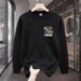 American Style Pullover Round Neck Hoodie Men's Plus Size Creative Design Graphic Letter Print Trendy Brand Youth Top_viptrois.com