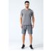 Men's Clothing Sports Short-Sleeved Ice Silk T-Shirt Quick-Drying Clothes Breathable Running Fitness Training Casual Tops _viptrois.com
