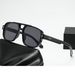 Unisex Square Fashion Twin-beam Sunglasses For Men Cross-border Retro Casual Driving Business Trend Sunglasses_viptrois.com