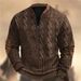 2026 Fashion Outerwear Youth/Men Polyester Stand Collar Half Zipper Long Sleeve Vintage Casual Sweatshirts_viptrois.com