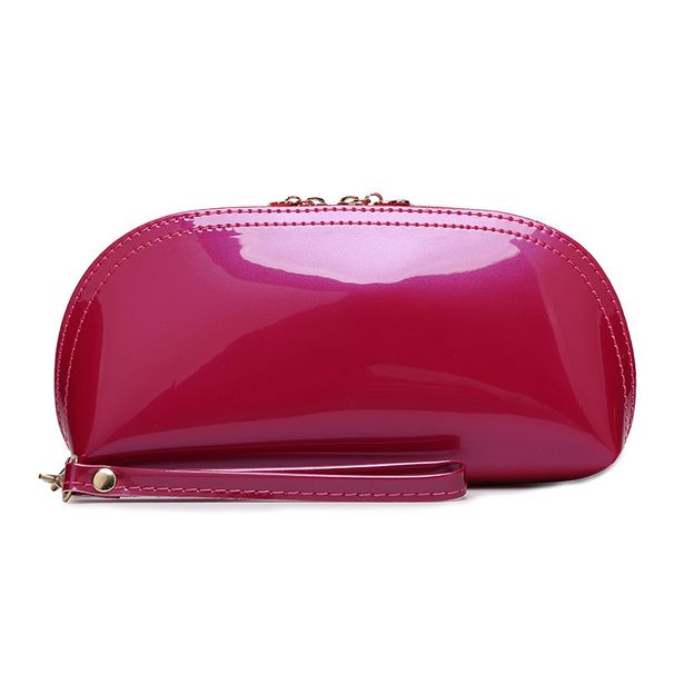 Women's New Shell-Shaped Glitter Clutch - Sweet Candy Color Makeup Bag & Eyeglass Case (Women's Wallet With Mirror)_viptrois.com