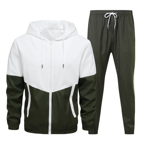 Men's Clothing, Mens Casual Suit Autumn Men's Jacket Suit Sports Youth Trendy Handsome Fashion Tide Menswear_viptrois.com