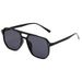 New Double Beam Fashion Simple Large Frame Sunglasses Ins Personality Ocean Lens Glasses_viptrois.com