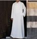 Men's Moslem Simple Long Men's Hooded Shirt Muslim Robe Male_viptrois.com