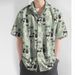 Men's Clothing New Fashion Summer Casual Printed Flower Shirt Men's Vacation Seaside_viptrois.com
