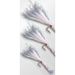 New Colorful Silver Nail Ice Silk Shrimp Topmouth Culter Red Tail Fly Crazy Charlie Green Tip Feather Treble Hook_viptrois.com