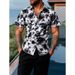 Men's Summer Hawaiian Vacation Shirt And Shorts Set 2 Pieces Cross Border Stock 3D Digital Print_viptrois.com
