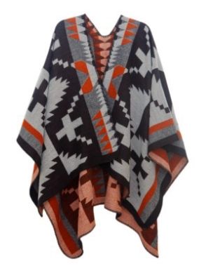 Unisex Geometric shawl yearning for the wind with the national wind travel air conditioning cover blanket shawl_viptrois.com