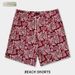 Men's Plus Size Quick Drying Banselon Beach Shorts Loose Fit With Lining Straight Leg Swimwear_viptrois.com