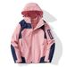 2024 New Women's Outdoor Three-in-One Detachable Windproof Waterproof Trendy Ski Jacket For Men_viptrois.com
