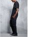 Man's clothing Stylish men's halter denim rompers Jeans pants pop pop work clothes_viptrois.com