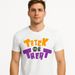 Camiseta Algodón 100% Con Estampado Letras Calavera Estilo Unisex, Manga Corta, Esencial Para Fiestas Halloween, Regalo_viptrois.com