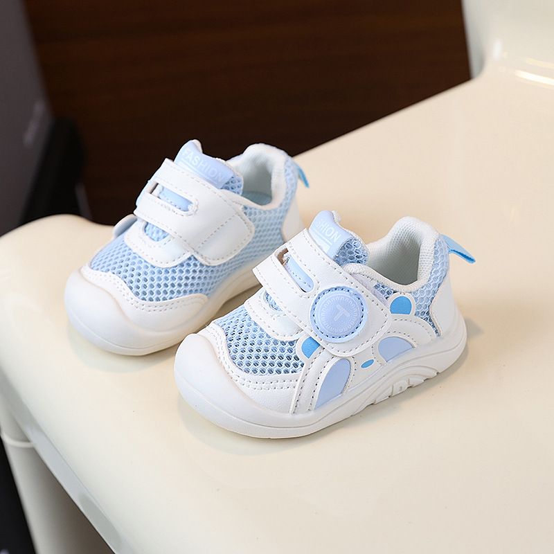 2025 Summer Infant Toddler Shoes Boys Anti Slip Baby Key Shoes Soft Sole Girls Breathable Shoes_viptrois.com