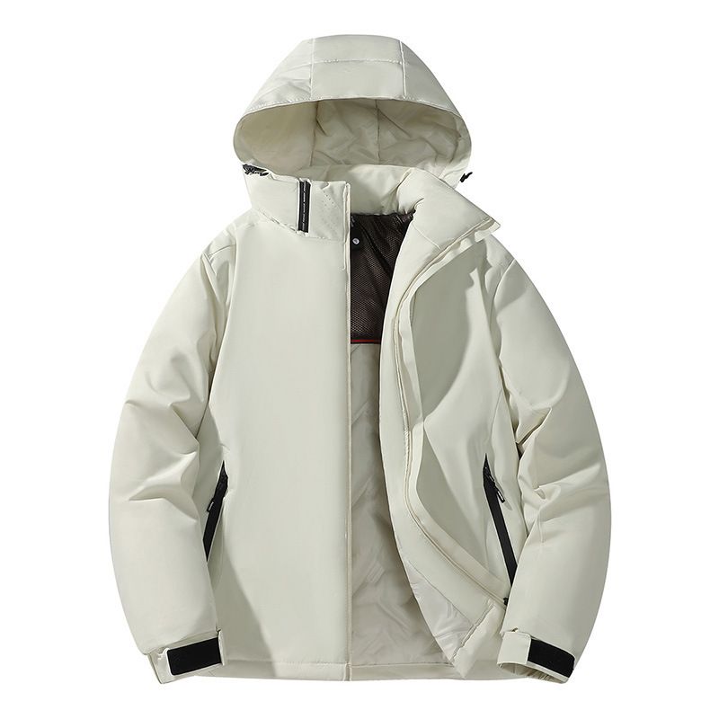New Graphene Cotton-padded Men's Thickened Warm And Cold Hooded Windproof And Waterproof Casual Jacket_viptrois.com