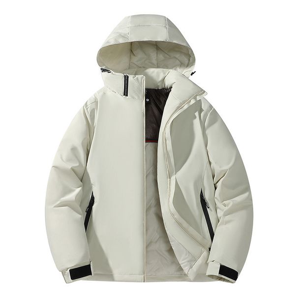 New Graphene Cotton-padded Men's Thickened Warm And Cold Hooded Windproof And Waterproof Casual Jacket_viptrois.com
