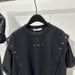 Men's Clothing Summer Fashion Brand Fashionable Workwear Niche Fake Two Piece Rivet Short Sleeved T Shirt Popular Handsome High End Temperament Top_viptrois.com