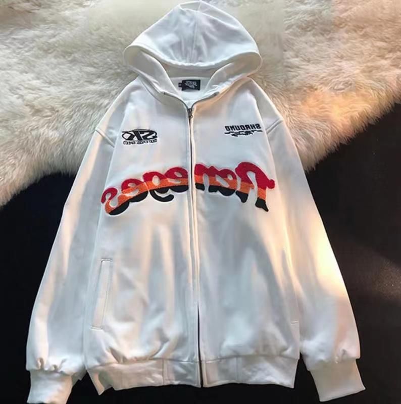 2022 New Hoodie Printed Sweatshirt Trendy Couple Casual Jacket_viptrois.com