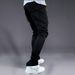 Men's Clothing Sports Pants Men's Autumn Leggings Elastic Slim Backpack Bag Trendy Running Casual Long Pants_viptrois.com