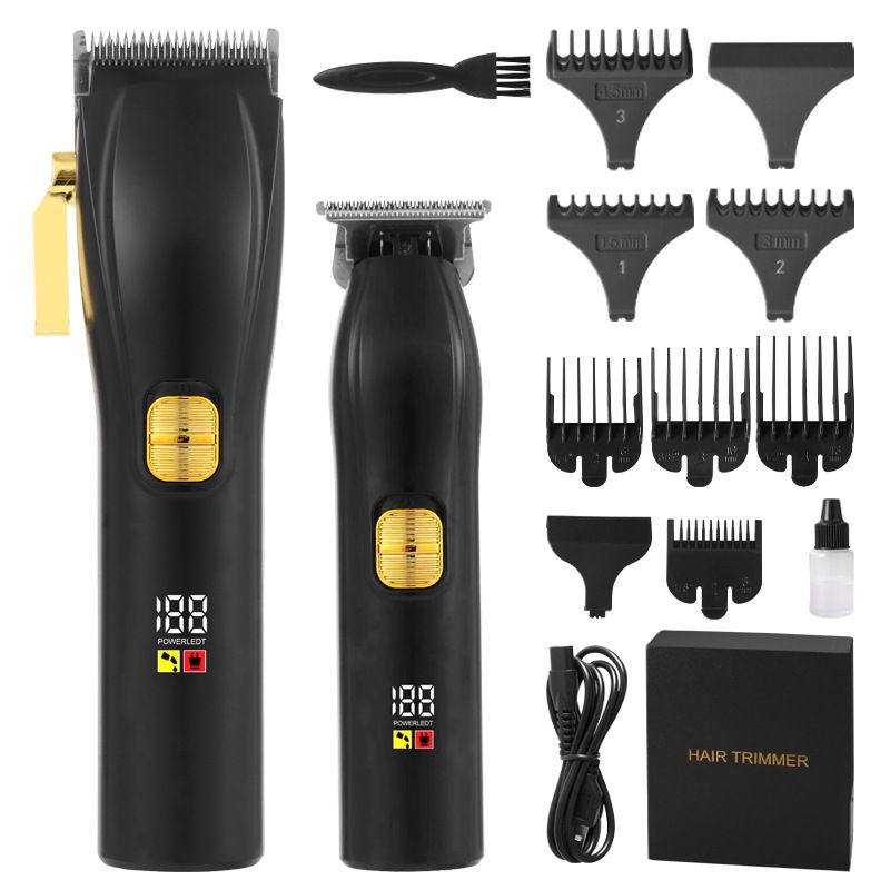multifunctional hair clipper retro electric hair clipper push scissors mother oil head hair clipper razor set_viptrois.com