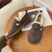 Women's Shoes Fur Shoes Women's Outdoor Snow Cotton Shoes Autumn And Winter New Retro Women's Shoes_viptrois.com