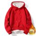 Men's Sweater Two Open Long Sleeve T-Shirt Crew Neck Fleece Thickened Lamb Fleece Hooded Sweater_viptrois.com