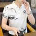 2025 New Trendy Casual Pure Cotton Short Polo Shirt Summer Cool Slim Fit Half Sleeved Men's T-shirt_viptrois.com