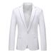 Solid color men's casual blazer_viptrois.com