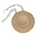New Spring/Summer Fresh Foldable Lafite Grass Woven Straw Beach Big Eaf Protection Sun visor Hat Korean Edition with_viptrois.com