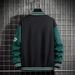 Men's Oversized Baseball Jacket - Trendy Loose Fit Unisex Varsity Coat, Streetwear Casual Zip-up Outerwear For Spring & Fall_viptrois.com