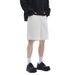 XXBRO Men's Cleanfit White Denim Shorts – Vintage High Street Straight-Leg Cotton 5-Pocket Bermuda (S-3XL, Non-Stretch, Summer Essential)_viptrois.com