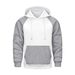Men’s Color-Block Fleece Hoodie – Lightweight Polyester Pullover With Relaxed Fit, Trendy Two-Tone Design For Autumn & Winter_viptrois.com