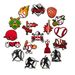 Rugby Sports Shoes Flower Shoe Buckle Personality All Match Shoe Accessories Accessories_viptrois.com