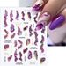 2025 New Marble Nail Stickers - Sweet & Cool Gold Foil Marbled Ombre 3D Self-Adhesive Nail Decals_viptrois.com
