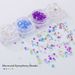 Arte Clavo Magic Color Mermaid Round Glass Crystal Bead Used for Nail Art Microbeads 3D Flat Back Nail Art Decoration Accessory_viptrois.com