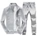 Men's Clothing Autumn and winter 2024 new men's three-bar suit casual sports men's two-piece suit versatile men's clothing_viptrois.com