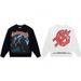 Trendy Brand Doberman Print Heavy Cotton Unisex High Street Crew Neck Long Sleeve Sweatshirt_viptrois.com