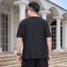 2025 Ice Silk T-shirt For Men Fat And Sporty Casual Quick Drying Elastic Fat Plus Size Round Neck Short Sleeved_viptrois.com