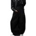 Longdao Fashion Versatile Trendy Simple Light Luxury Cool Design High-Quality Men's Casual Retro Pants_viptrois.com