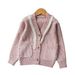 Pearl Snow Wool Cardigan Girls Sweater Medium And Large Children's Autumn And Winter Children's Sweater New Style_viptrois.com