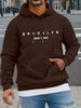 Men's Autumn And Winter Casual Fashion Loose Hooded Sweatshirt Brooklyn Classic Letter Print Warm Long Sleeved Pullover_viptrois.com