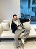 Small Niche Double Zipper Short Hooded Cardigan Sweatshirt Men's Spring And Autumn New Loose Trendy Casual Jacket_viptrois.com