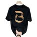 Men's Clothing Heavy Cotton High End Short Sleeved T Shirt Men's Trendy Brand Loose Cotton Summer Boys Half Sleeved Large Size Tops T Shirt_viptrois.com