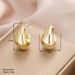 Children's Hair Accessories Water Drop Earrings Niche Temperament Simple Earrings_viptrois.com