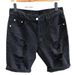 Men's Clothing Street Fashion White Ripped Denim Shorts Men's Casual Summer_viptrois.com
