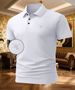 Classic Men's Polo Shirt Horse Riding Embroidery Embellishment Casual Business Dual Style_viptrois.com