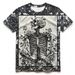 Men's Clothing T Shirt Retro Hip Hop Casual Summer T Shirt Black And White Soft Round Neck Short Sleeves_viptrois.com